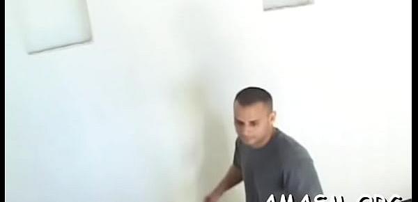 Sultry floozy gets wild licking